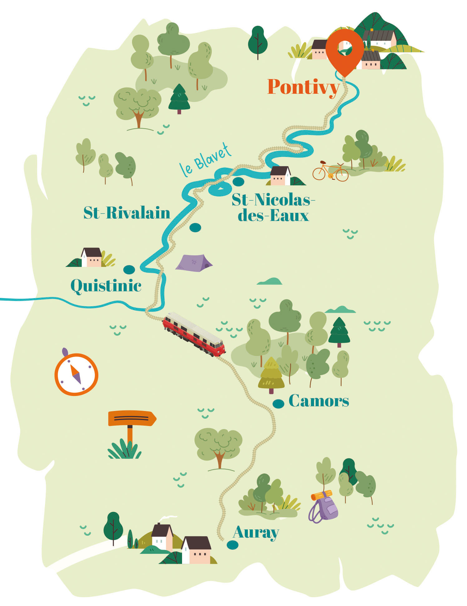 carte trajet napoléon express